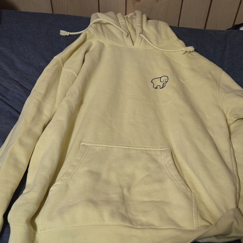 Ivory Ella Light Yellow Hoodie Sweater